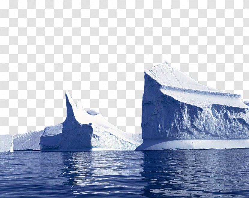 Iceberg Seawater - Glacial Landform - White Sea Transparent PNG