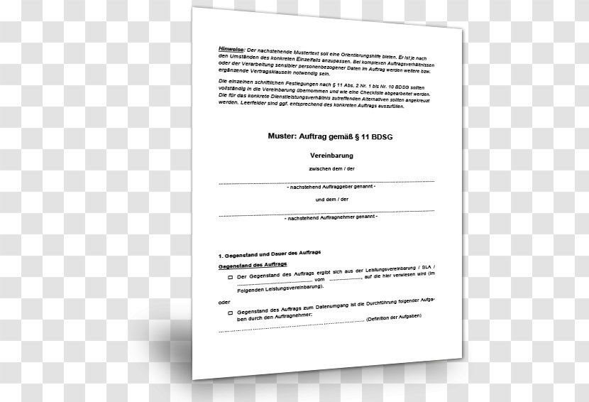 Contract Muster Datenverarbeitung Im Auftrag Commodate Curriculum Vitae - Material - Elementary Teacher Resume Entry Transparent PNG