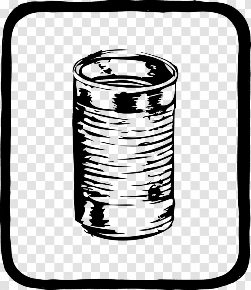 Coffee Beverage Can Drawing Tin Clip Art - Aluminium Vector Transparent PNG