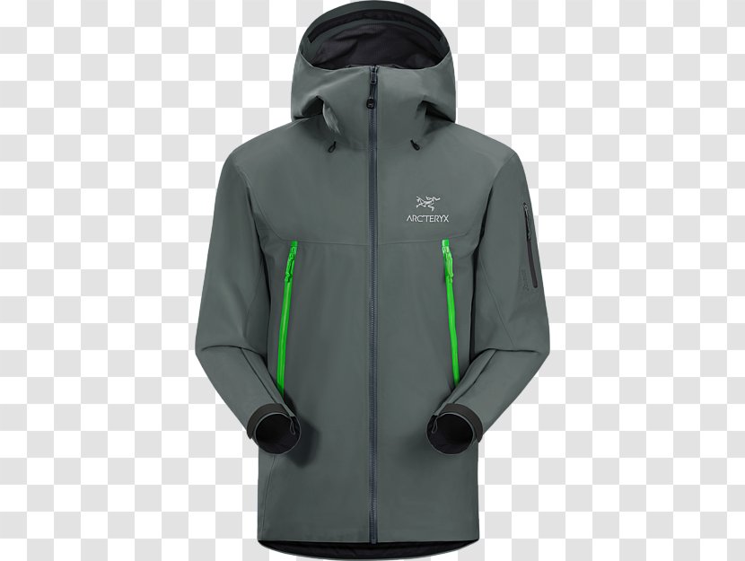 Arc'teryx Shell Jacket Gore-Tex Hoodie Transparent PNG