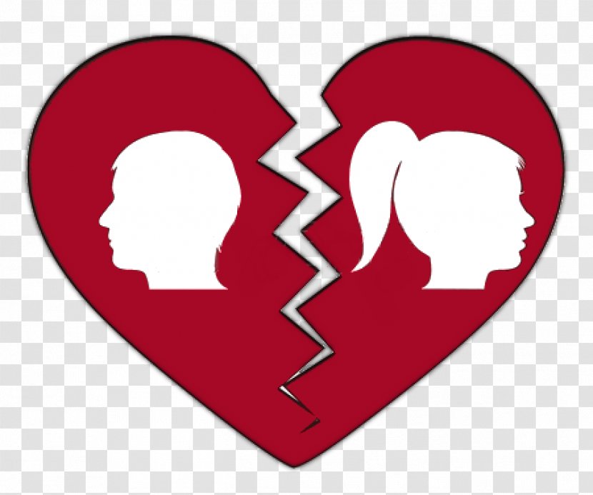 Divorce Broken Heart Breakup Clip Art - Mother 's Day Transparent PNG