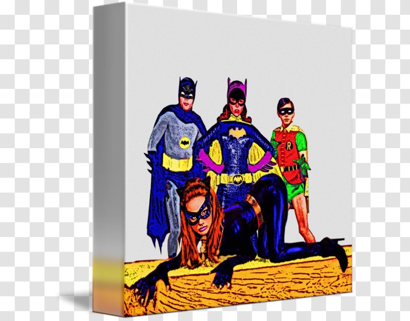 Superhero Catwoman Gallery Wrap Canvas Art Transparent PNG