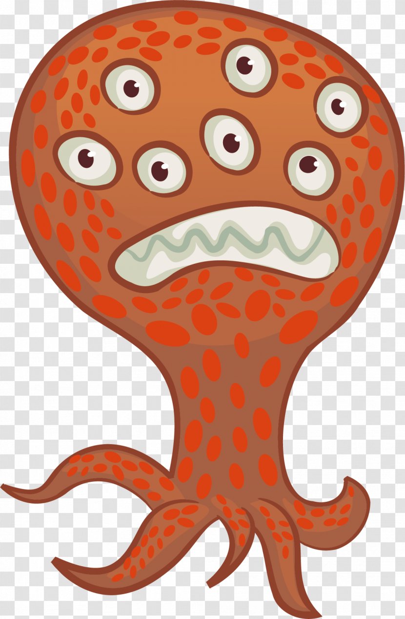 Virus Clip Art - Organism - Octopus Shaped Transparent PNG