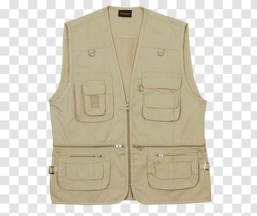 Gilets Pocket Jacket Clothing Sleeve - Hunting Transparent PNG