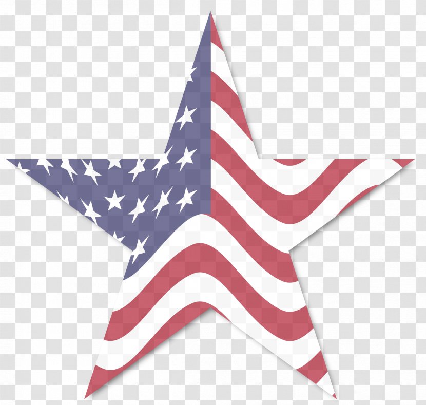 Flag Of The United States Star Transparent PNG
