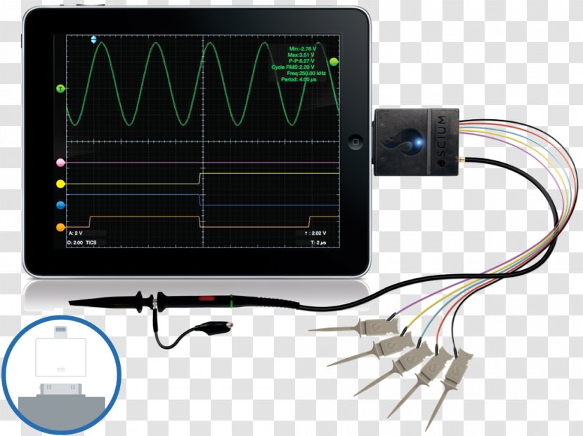 IPod Touch Oscilloscope IPhone IOS Mixed-signal Integrated Circuit - Ipod - Iphone Transparent PNG