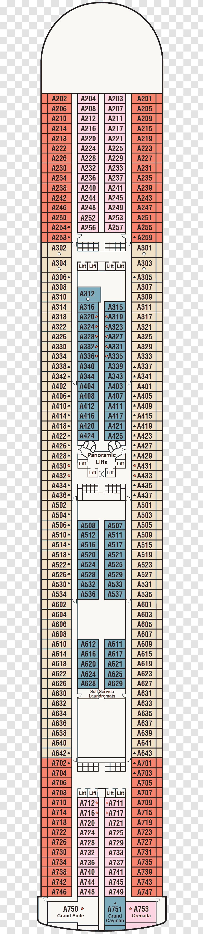 Cruise Ship Grand Princess Window Facade Cruises - Deck Transparent PNG