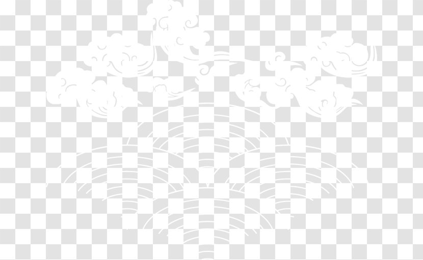 White Black Pattern - Clouds Transparent PNG