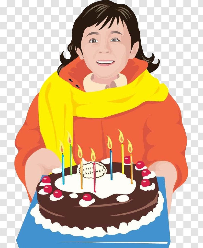 Birthday Cake - Baked Goods - Candlelight Mother Transparent PNG