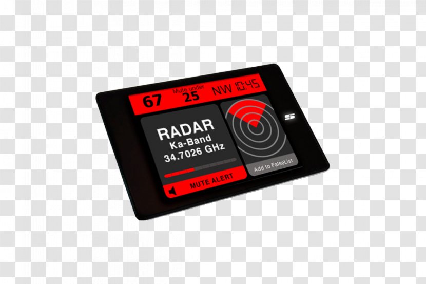 Radar Warning Receiver Detector Car - Electronic Device - Vip Transparent PNG