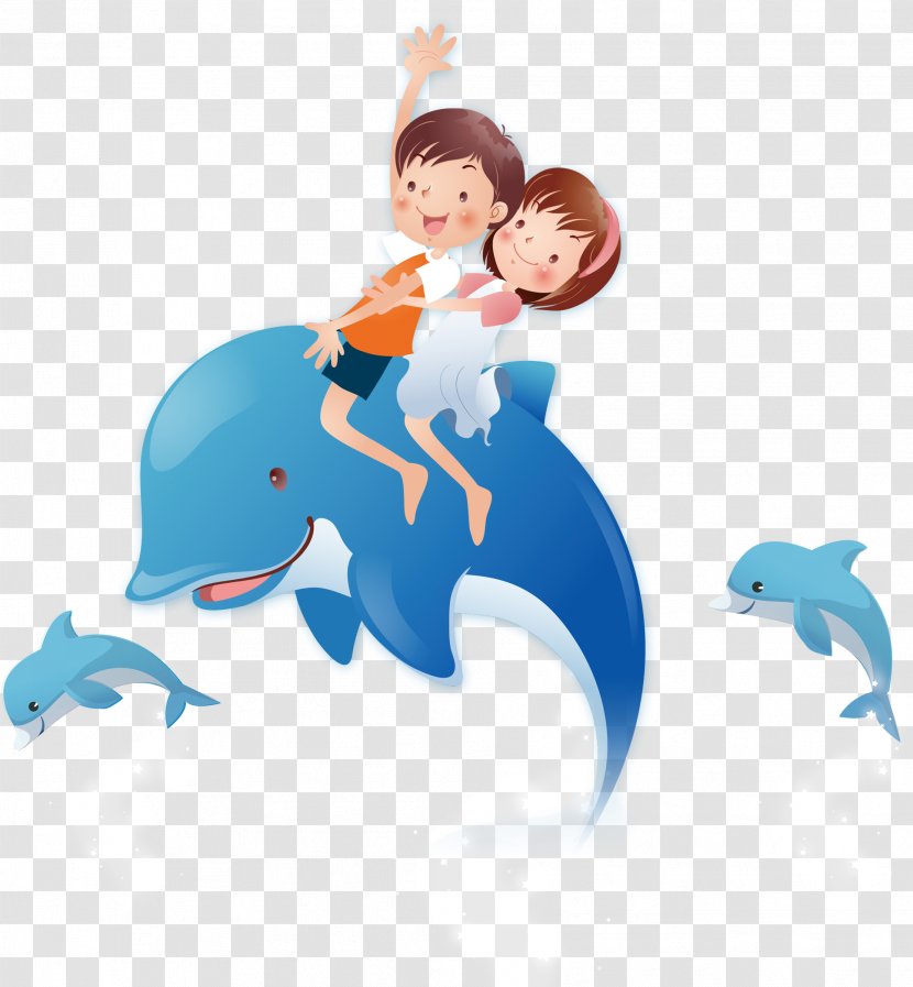 Cartoon Cdr Illustration - Dolphin - Aquarium Dolphins Transparent PNG