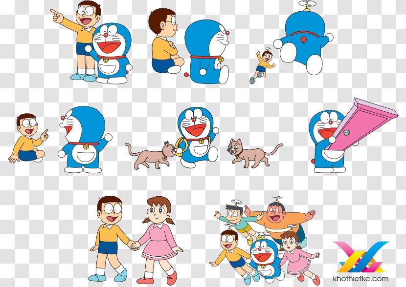 Doraemon Vector Graphics Image Nobita Nobi Cartoon Transparent Png