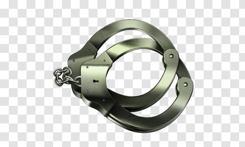 Handcuffs Police Icon - Cartoon Transparent PNG