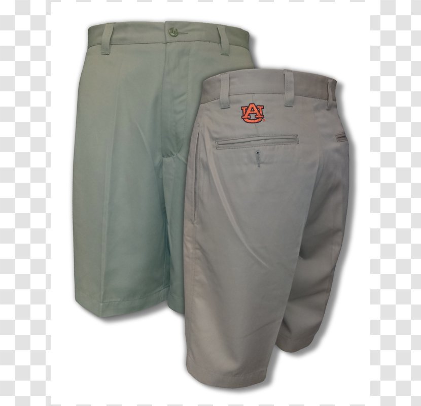 Khaki Shorts Pants - Pocket - Auburn Tigers Men's Basketball Transparent PNG