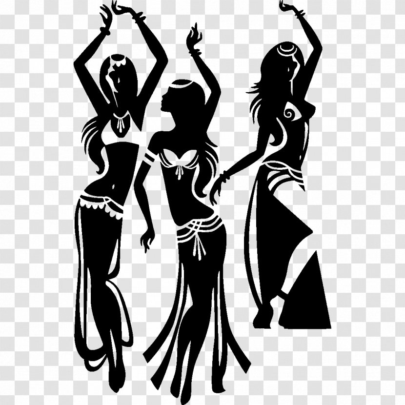 Belly Dance Silhouette Royalty-free - Cartoon - Dancers Transparent PNG