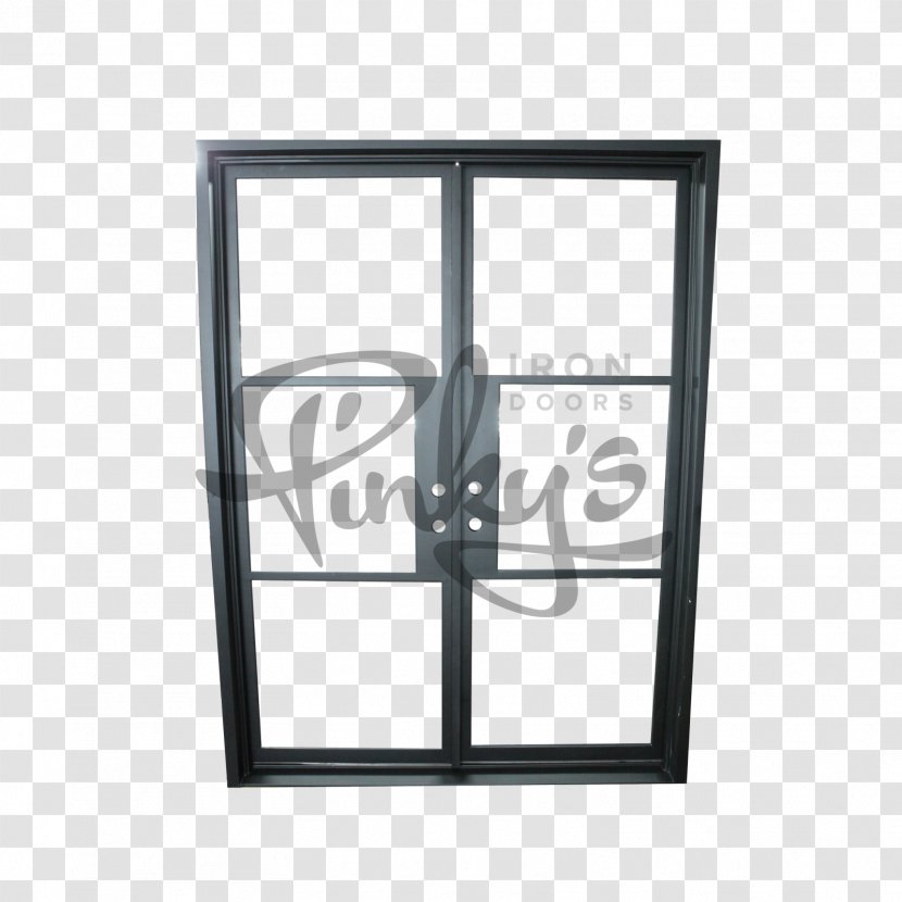 Window Wrought Iron Door Gate - Doubledoor Transparent PNG