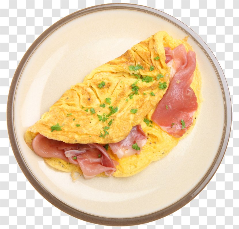 Spanish Omelette Ham Prosciutto Bacon - Breakfast Transparent PNG