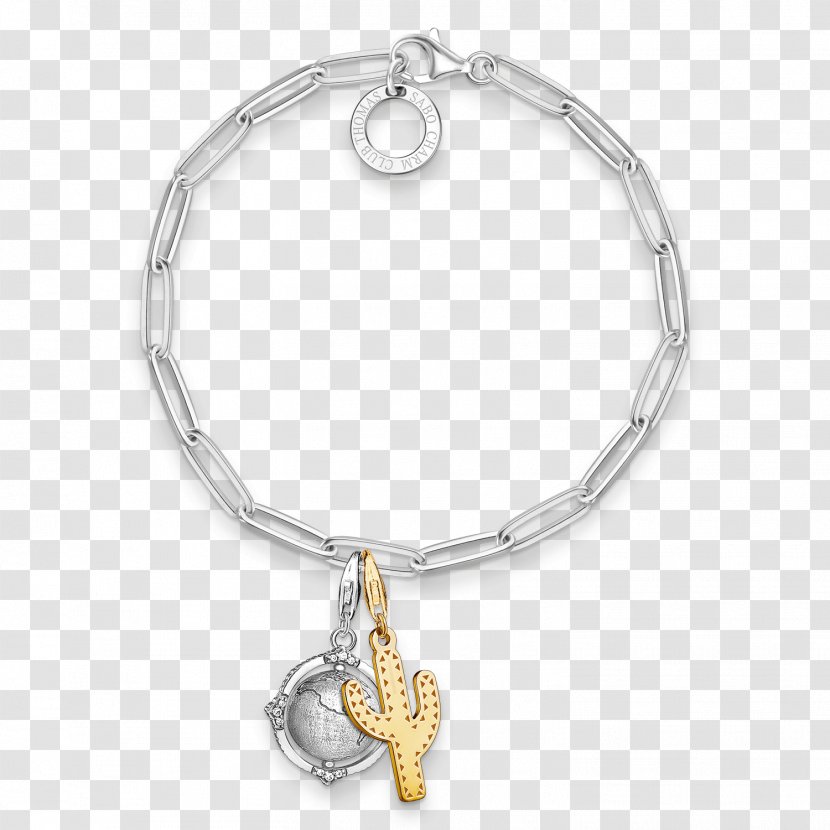 Charm Bracelet Jewellery Silver Necklace - Gold - Charms Transparent PNG