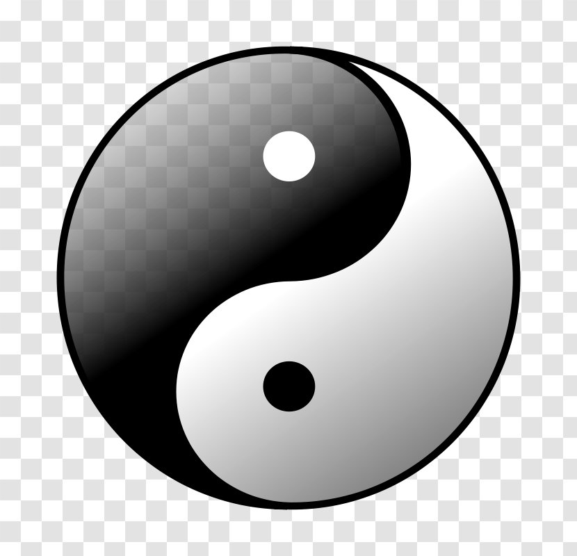 Yin And Yang Portable Document Format Clip Art - Monochrome Photography - Harmony Cliparts Transparent PNG