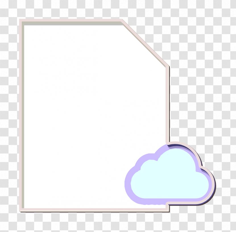 Document Icon File Interaction Assets - Violet - Picture Frame Material Property Transparent PNG