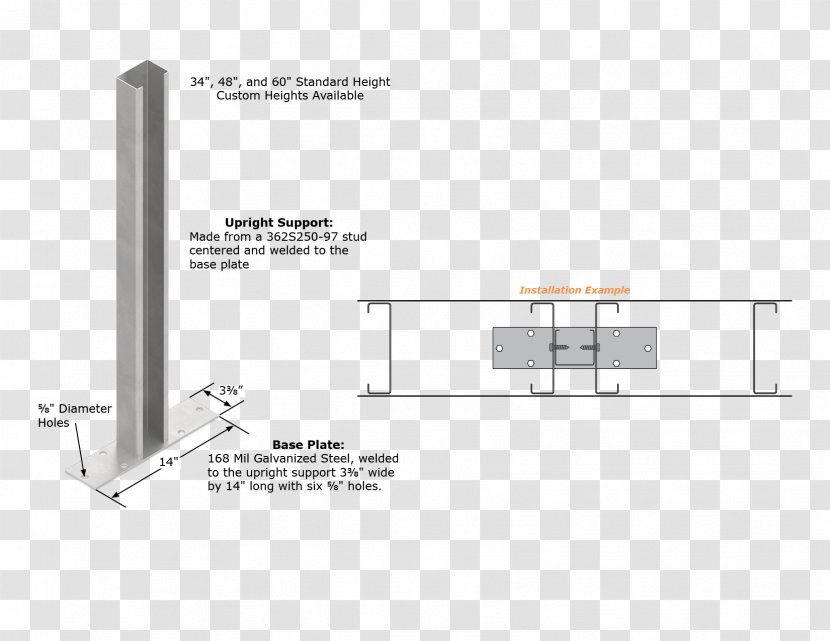Wall Stud SCAFCO Architectural Engineering Steel - Column Transparent PNG