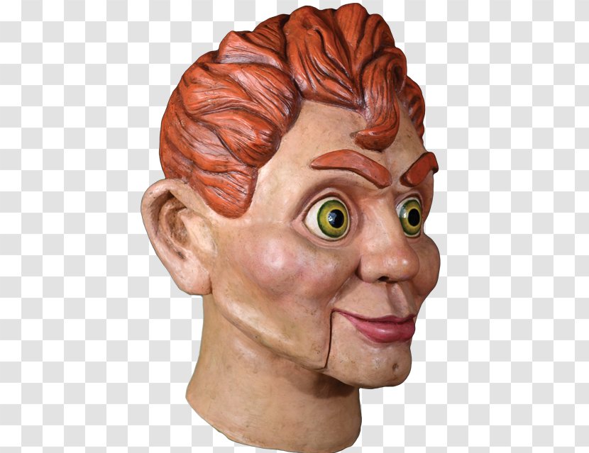 Slappy The Dummy Goosebumps Haunted Mask Costume - Masque Transparent PNG