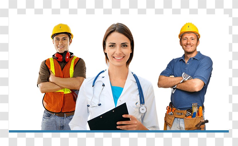 Construction Worker Occupational Safety And Health Hard Hats Laborer - Finger Transparent PNG