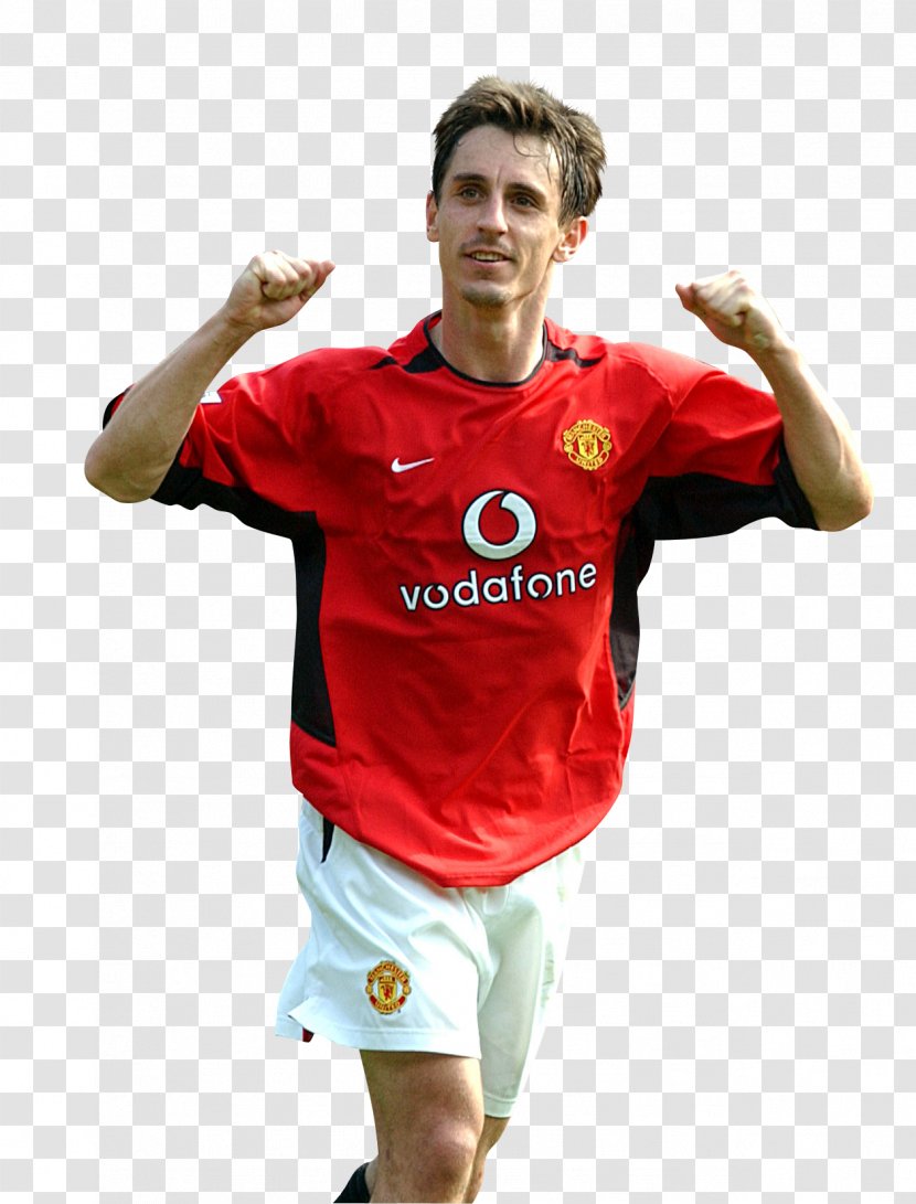 Gary Neville Jersey Football Player Sport - Clothing Transparent PNG