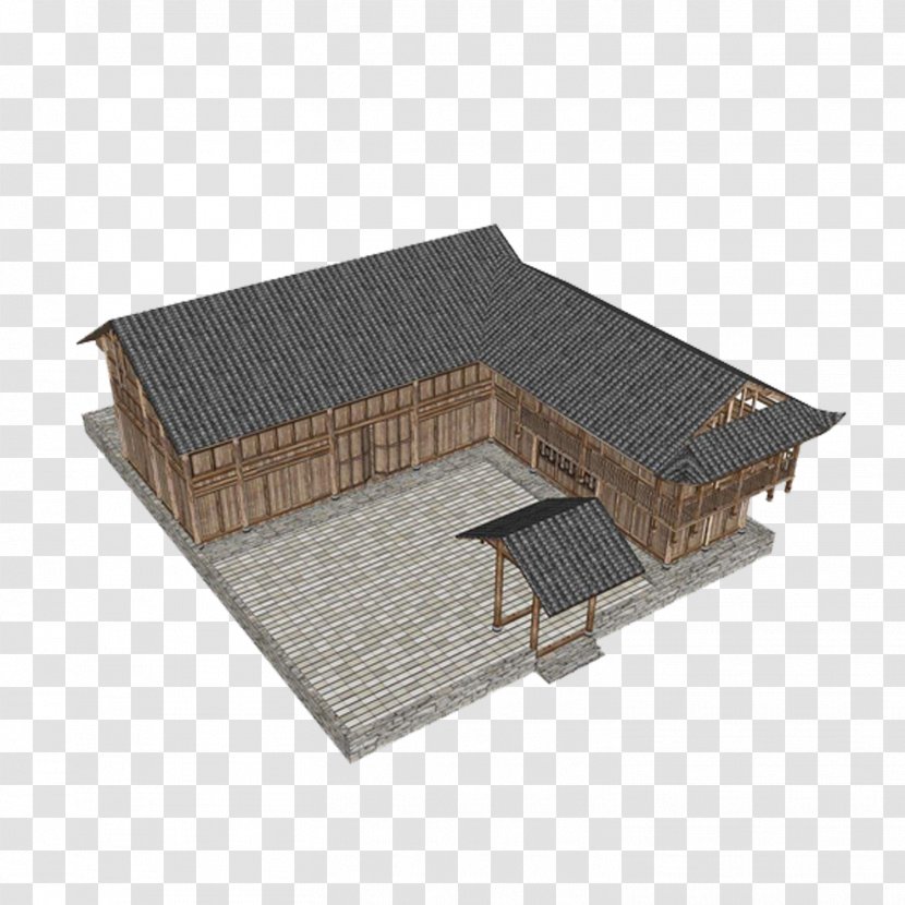 Tujia People Gratis Building - Facade - Architecture Model Transparent PNG