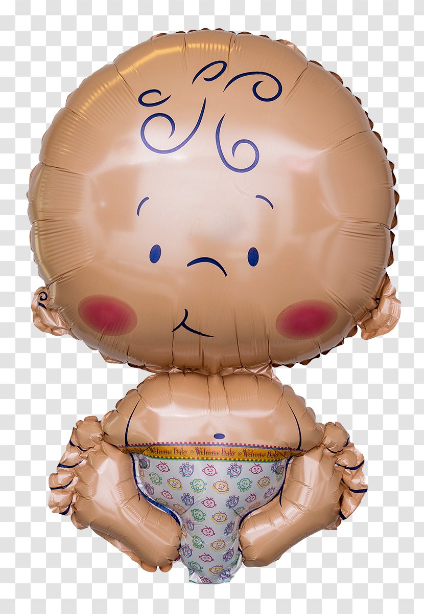 Toy Balloon Birthday Baby Shower Gift - Head Transparent PNG