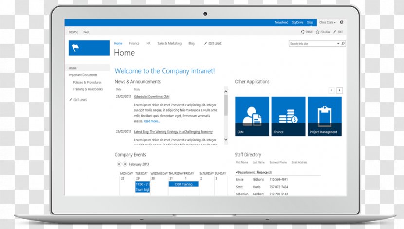 Responsive Web Design SharePoint Online Confluence Intranet - Document - Microsoft Transparent PNG