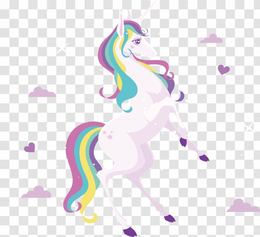 Unicorn White - Fictional Character Transparent PNG