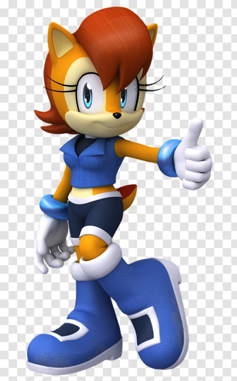 Princess Sally Acorn Sonic The Hedgehog Tails Knuckles Echidna Doctor Eggman - Post It Transparent PNG