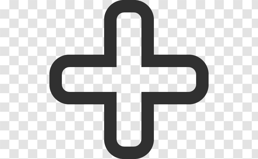 Symbol Cross Line Font - Add Transparent PNG