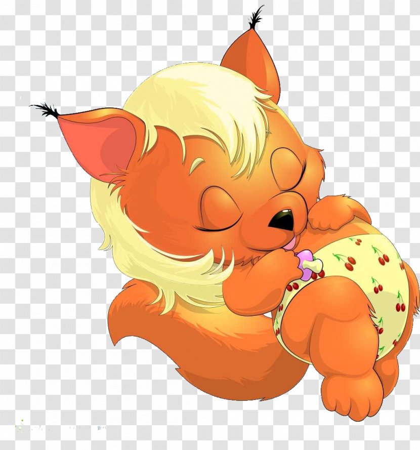 Cartoon Royalty-free - Siesta Squirrel Transparent PNG