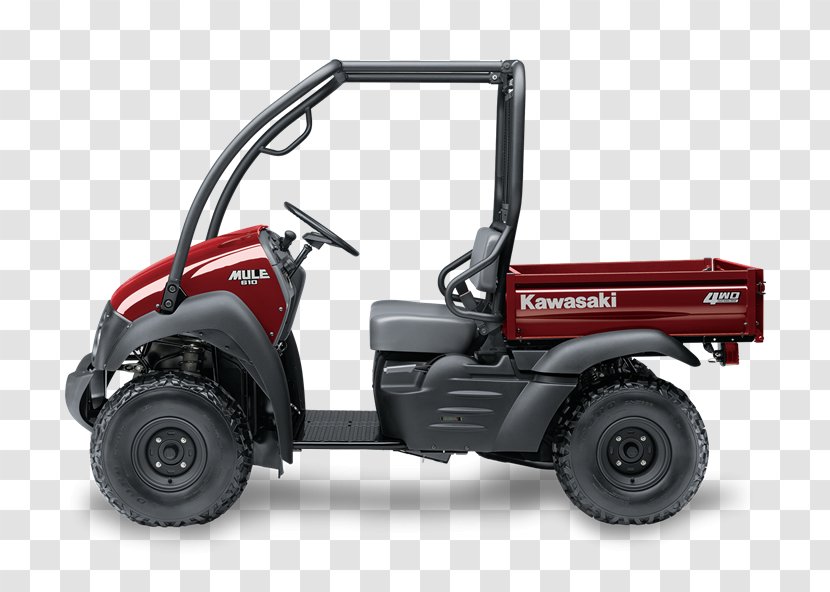 Kawasaki MULE Utility Vehicle Four-wheel Drive Heavy Industries Motorcycle & Engine Side By - Offroading Transparent PNG