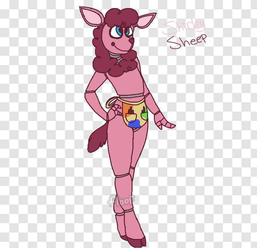 Sheep Five Nights At Freddy's Animatronics Pony Drawing - Costume Design Transparent PNG