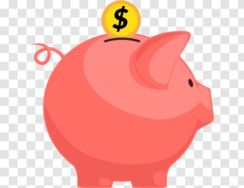 Piggy Bank - Money Handling Pink Transparent PNG