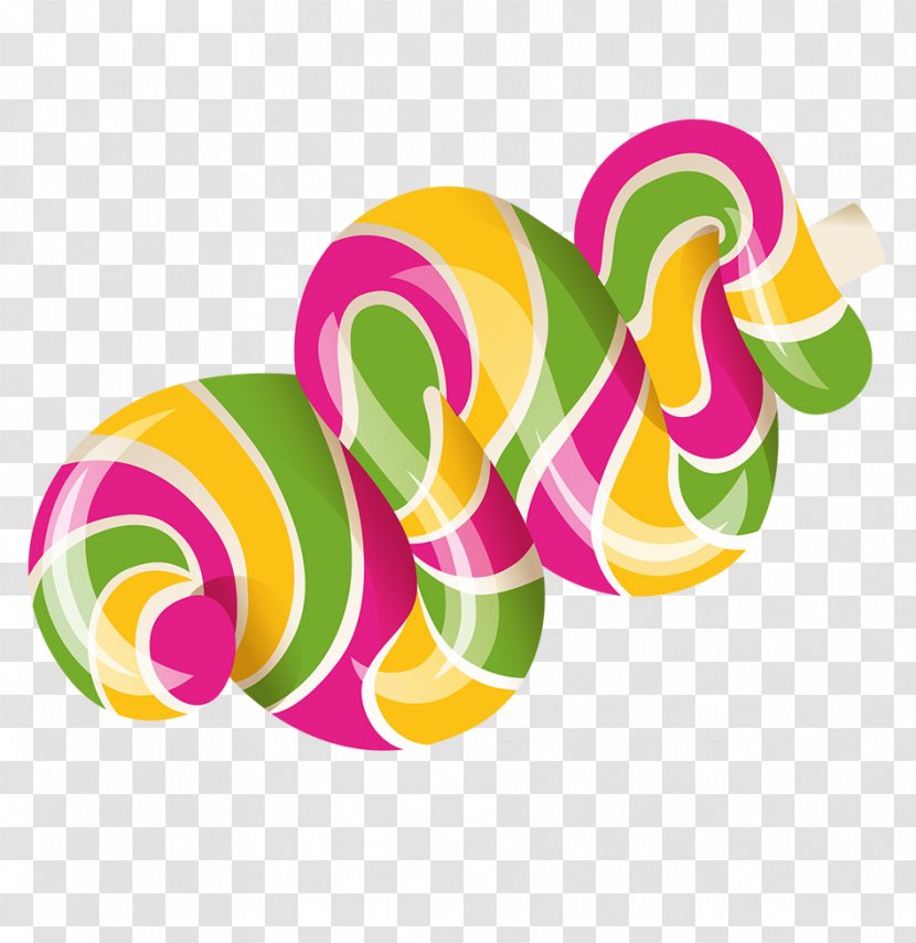 Lollipop Hard Candy Clip Art - Colored Transparent PNG