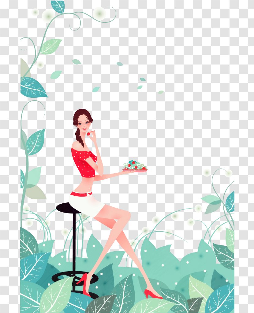 Make-up Cosmetology Fashion Bijin Woman - Cartoon - Vector Urban Women Transparent PNG