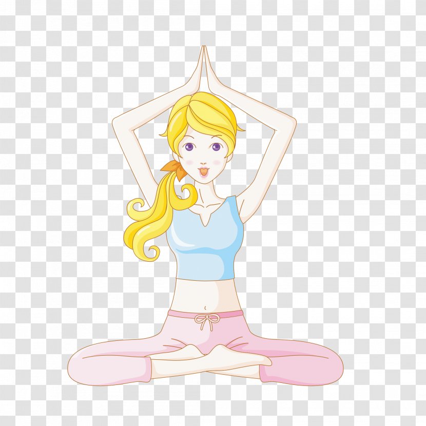 Yoga Illustration - Heart - Meditation Beauty Transparent PNG