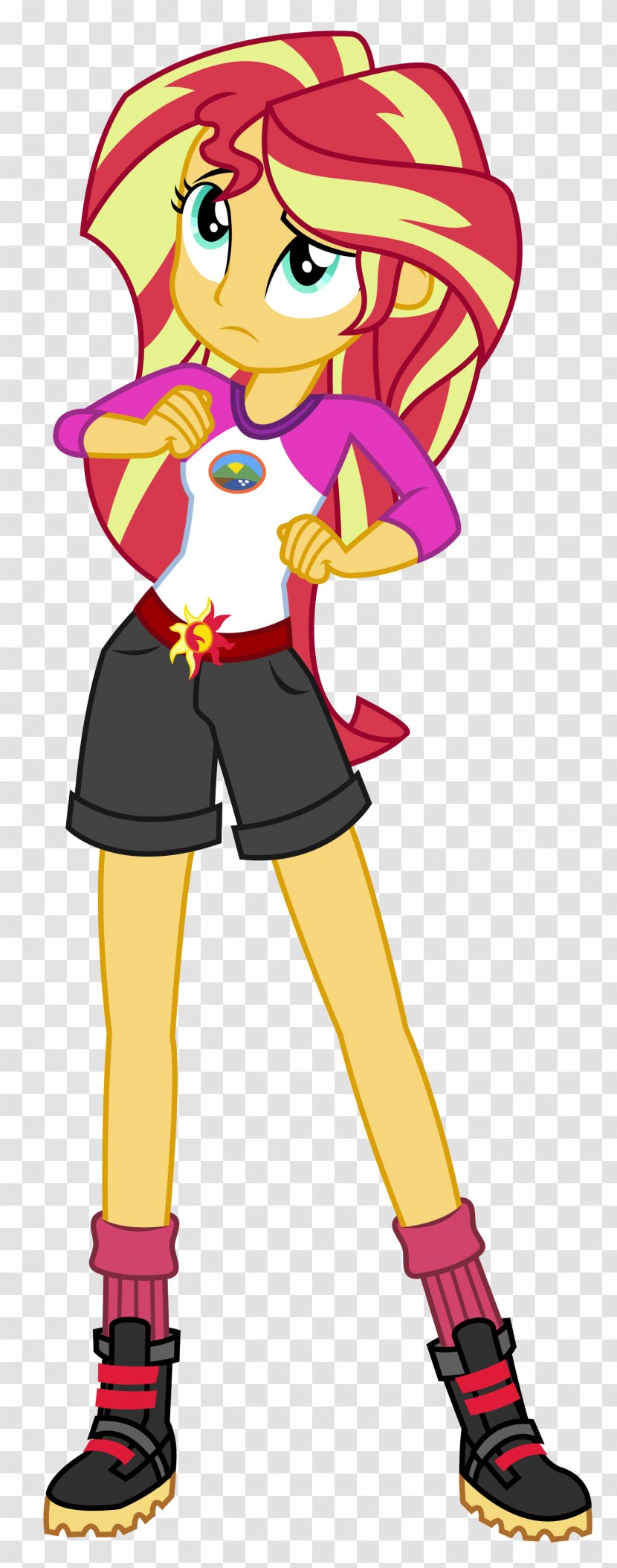 Sunset Shimmer Twilight Sparkle Rainbow Dash Pinkie Pie Art - My Little Pony Equestria Girls Transparent PNG