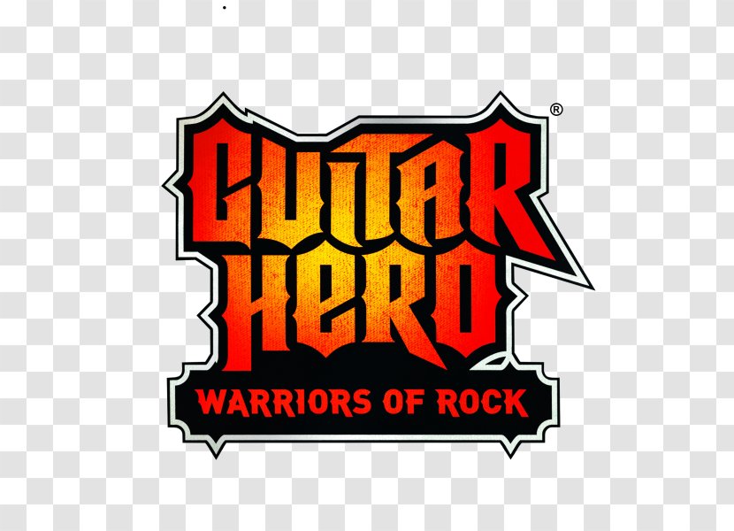 Guitar Hero: Warriors Of Rock Hero 5 Smash Hits Band - Orange Transparent PNG