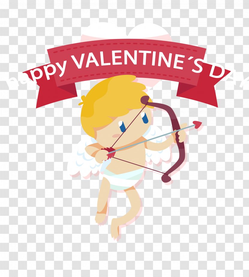 Cupid - Tree - Cartoon Archery Vector Material Transparent PNG