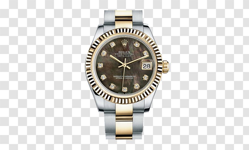 Rolex Datejust Watch Blue Diamond - Accessory - ROLEX Log Ms. Mechanical Watches Transparent PNG