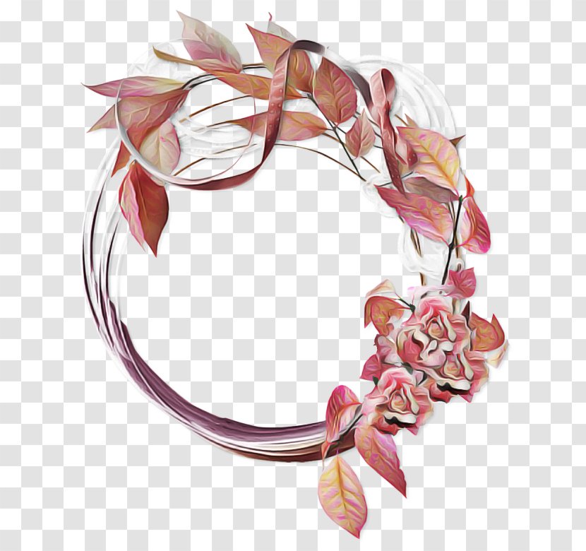Pink Flower Cartoon - Plant - Wreath Twig Transparent PNG