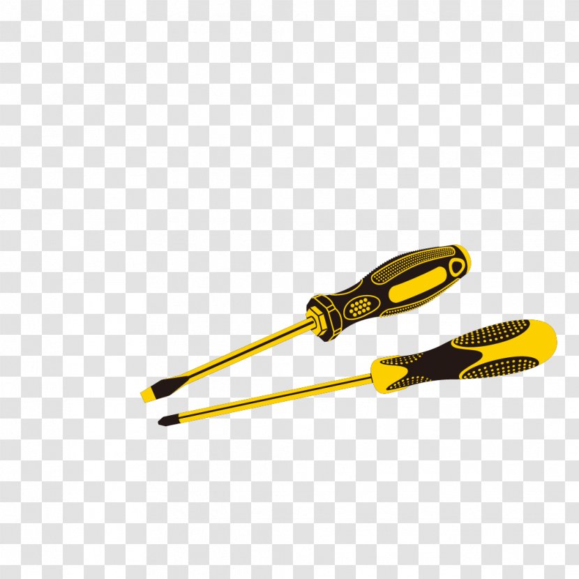 Euclidean Vector Screwdriver Tool - Material - Repair Tools Transparent PNG