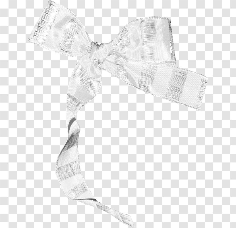 White Bow Tie Ribbon - Shoelace Knot Transparent PNG