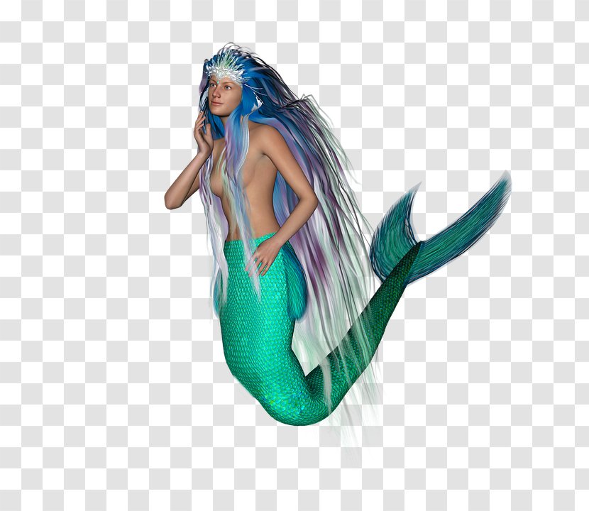Mermaid Ariel Legendary Creature - Drawing - Nordic Fairy Tale Transparent PNG