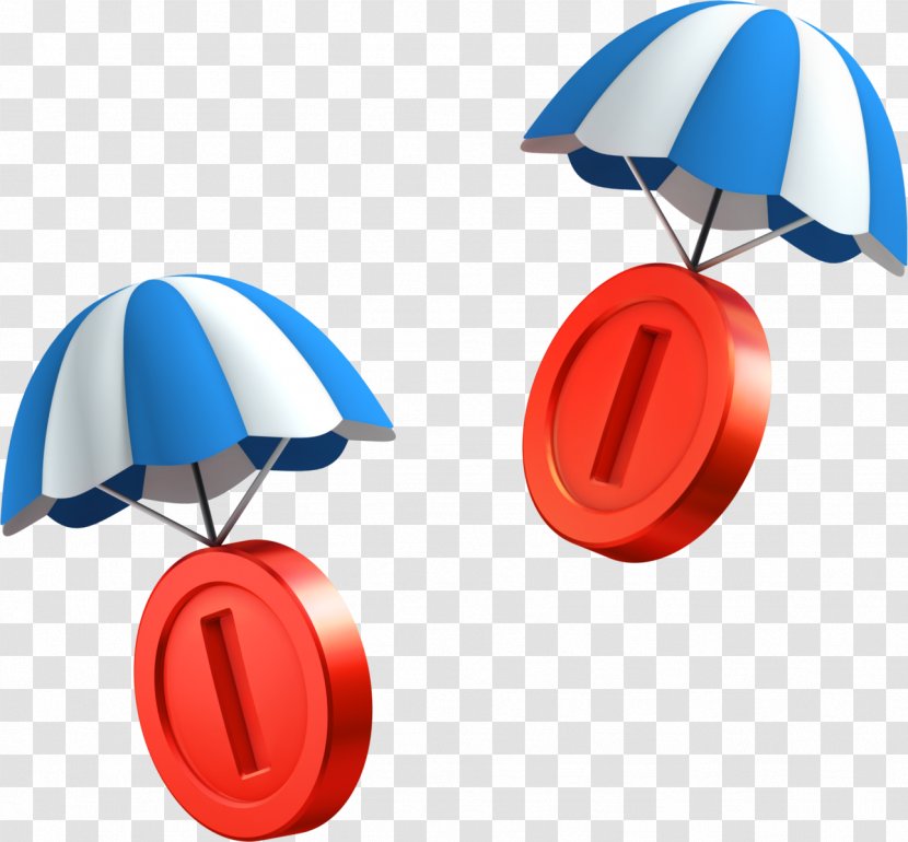 New Super Mario Bros. 2 - Bros - Parachute Transparent PNG